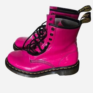 Dr martens pink boots womens sz 6
